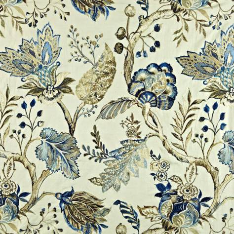 Prestigious Textiles Grand Palais Fabrics Caserta Fabric - Sapphire - 1557/710