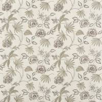 Lotus Flower Fabric - Washed Linen