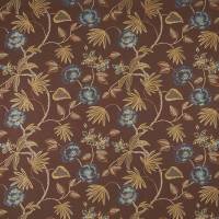 Lotus Flower Fabric - Cinnamon