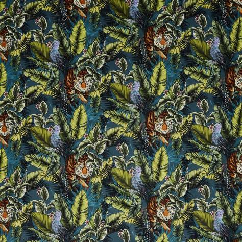 Prestigious Textiles Journey Beyond Fabrics Bengal Tiger Fabric - Twilight - 3799/954