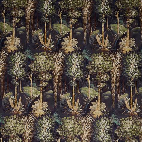 Prestigious Textiles Journey Beyond Fabrics Forbidden Forest Fabric - Ebony - 3801/914 - Image 1