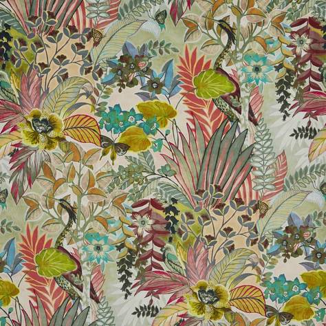 Prestigious Textiles Journey Beyond Fabrics Hidden Paradise Fabric - Pastel - 3802/220 - Image 1