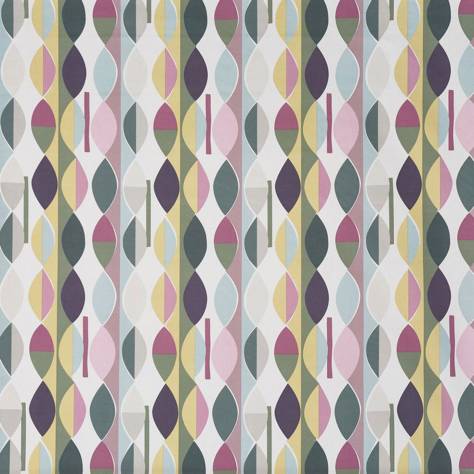 Prestigious Textiles Collage Fabrics Mabel Fabric - Violet - 5095/803 - Image 1