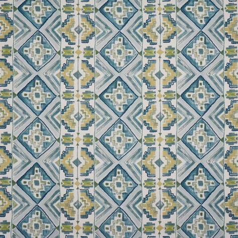 Prestigious Textiles Painted Canvas Fabrics Explorer Fabric - Aruba - 2814/708