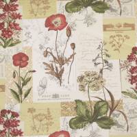Wild Flower Fabric - Cinnamon