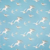 Swallows Fabric - Wedgewood
