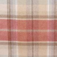 Byron Fabrics - Cherry/Biscuit