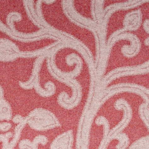 Sanderson Byron Wool Fabrics Squirrel &amp; Dove Wool Fabrics - Cherry - DBYR233267
