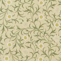 Scroll Fabric - Loden/Thyme