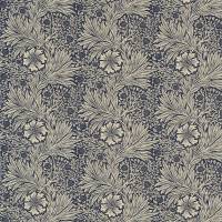 Marigold Fabric - Indigo/Linen