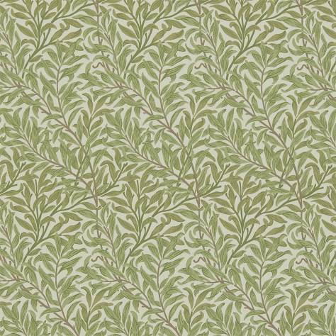 William Morris & Co Archive Weaves Fabrics Willow Bough Fabric - Artichoke/Olive - DM6W230290
