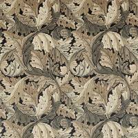 Acanthus Fabric - Charcoal/Grey
