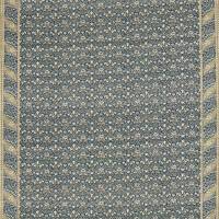 Morris Bellflowers Fabric - Indigo/Sage