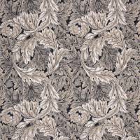 Pure Acanthus Weave Fabric - Black Ink