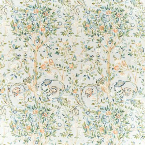 William Morris & Co Archive V Melsetter Fabrics Melsetter Fabric - Grey - DM5F226600
