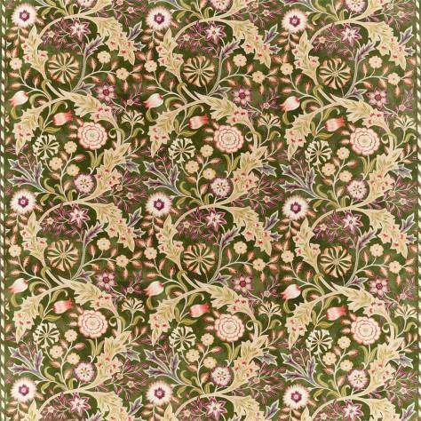 William Morris & Co Archive V Melsetter Fabrics Wilhelmina Fabric - Moss - DM5F226605