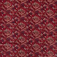 Artichoke Velvet Fabric - Barbed Berry