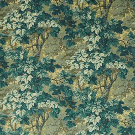 Zoffany Antiquary Fabrics Richmond Park Velvet Fabric - Evergreen - ZAQF322701
