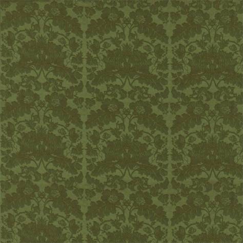 Zoffany Damask - The Alchemy of Colour Fabrics Villandry Weave Fabric - Olivine - ZDAF333112