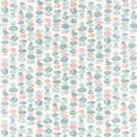 Stacking Pebbles Fabric - Sky/Blush