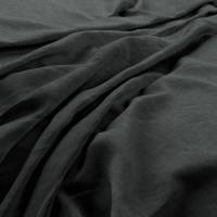 Laundered Linen Fabric - Charcoal