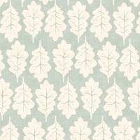 Oak Leaf Fabric - Duckegg