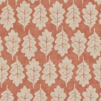 Oak Leaf Fabric - Paprika