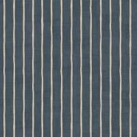Pencil Stripe Fabric - Midnight