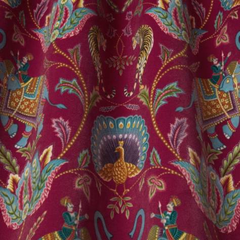 iLiv Orissa Fabrics Sumatra Velvet Fabric - Cerise - DPAV/SUMATCER