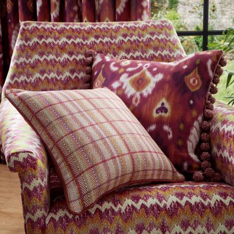 iLiv Orissa Fabrics Sumatra Velvet Fabric - Cerise - DPAV/SUMATCER
