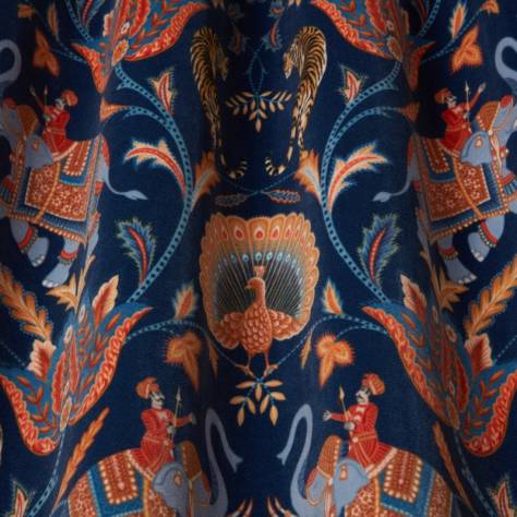 iLiv Orissa Fabrics Sumatra Velvet Fabric - Sapphire - DPAV/SUMATSAP