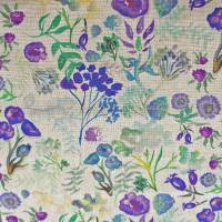 Poppy Fabric - Cornflower