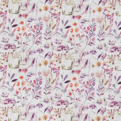 Ashley Wilde New Forest Fabrics Winsford Fabric - Berry - WINSFORDBERRY