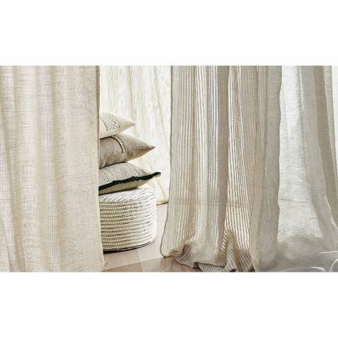Villa Nova Satori Sheers Fabrics Atacama Fabric - Ghost - V3475/13