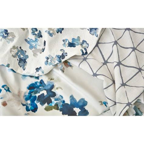 Villa Nova Reverie Fabrics Haldon Fabric - Chalk/Cinder - V3152/05