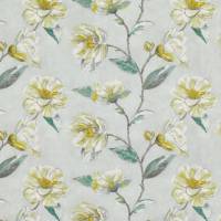 Japonica Embroidery Fabric - Cypress