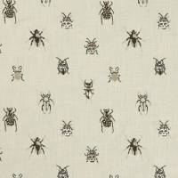 Beetle Fabric - Charcoal/Natural