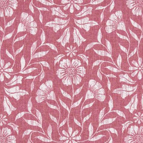 Clarke & Clarke Avebury Fabrics Berkeley Fabric - Raspberry - F1120/04