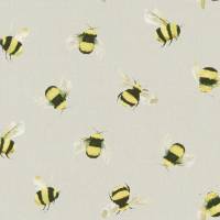 Bees Fabric - Taupe