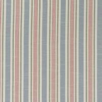 Mappleton Fabric - Denim/Red