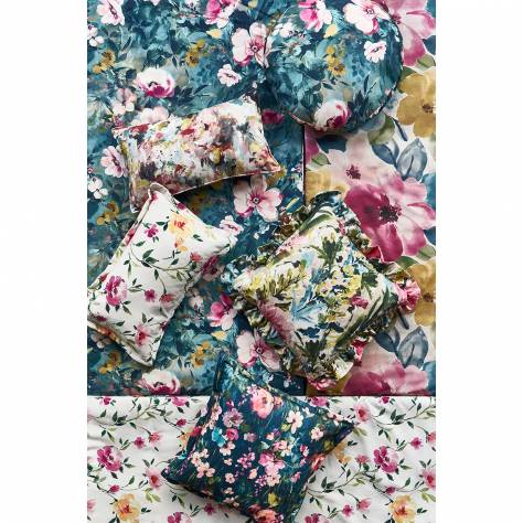 Studio G Floral Flourish Fabrics Rugosa Velvet Fabric - Damson - F1574/01 - Image 4