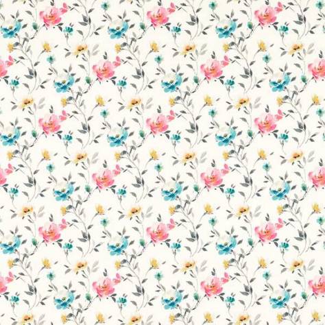 Studio G Floral Flourish Fabrics Serena Fabric - Ivory - F1593/02 - Image 1