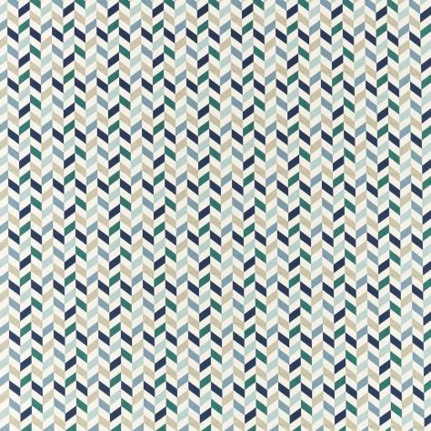 Studio G Formations Fabrics Pheonix Fabric - Mineral/Navy - F1639/01 - Image 1