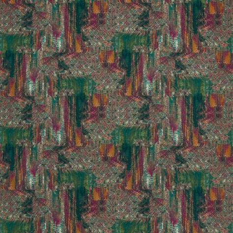 Studio G Ferndene Fabrics Hillcrest Fabric - Forest/Raspberry - F1649/01 - Image 1