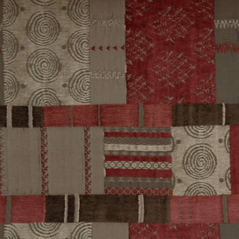 Porter & Stone Matisse Fabrics Prague Fabric - Rosso - PRAGUEROSSO