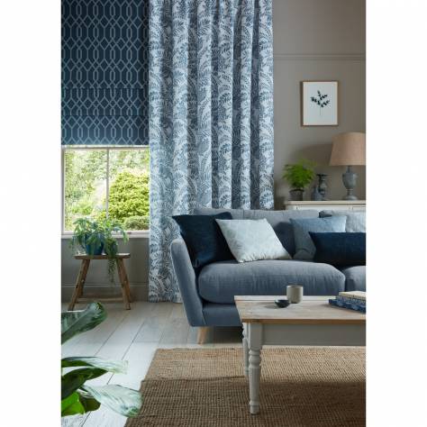 Porter & Stone Hampstead Fabrics Charterhouse Fabric - Blue - charterhouse-blue