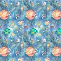 Out Of This World Fabric - Sky