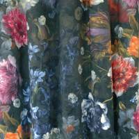 Floral Velvet Fabric - Multi