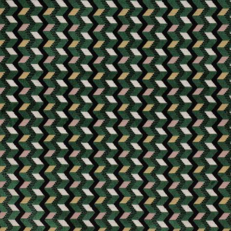Jane Churchill Peli Fabrics Peli Fabric - Emerald - J0038-05