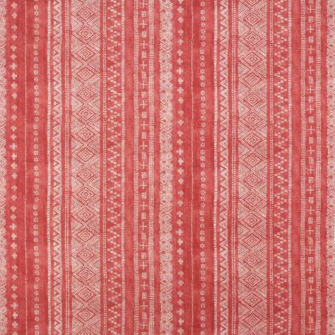 Jane Churchill Azara Fabrics Shiloh Fabric - Red - J0071-03